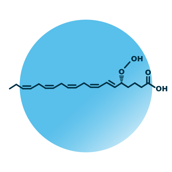 An example for the molecular structure of 5-HpEPE.