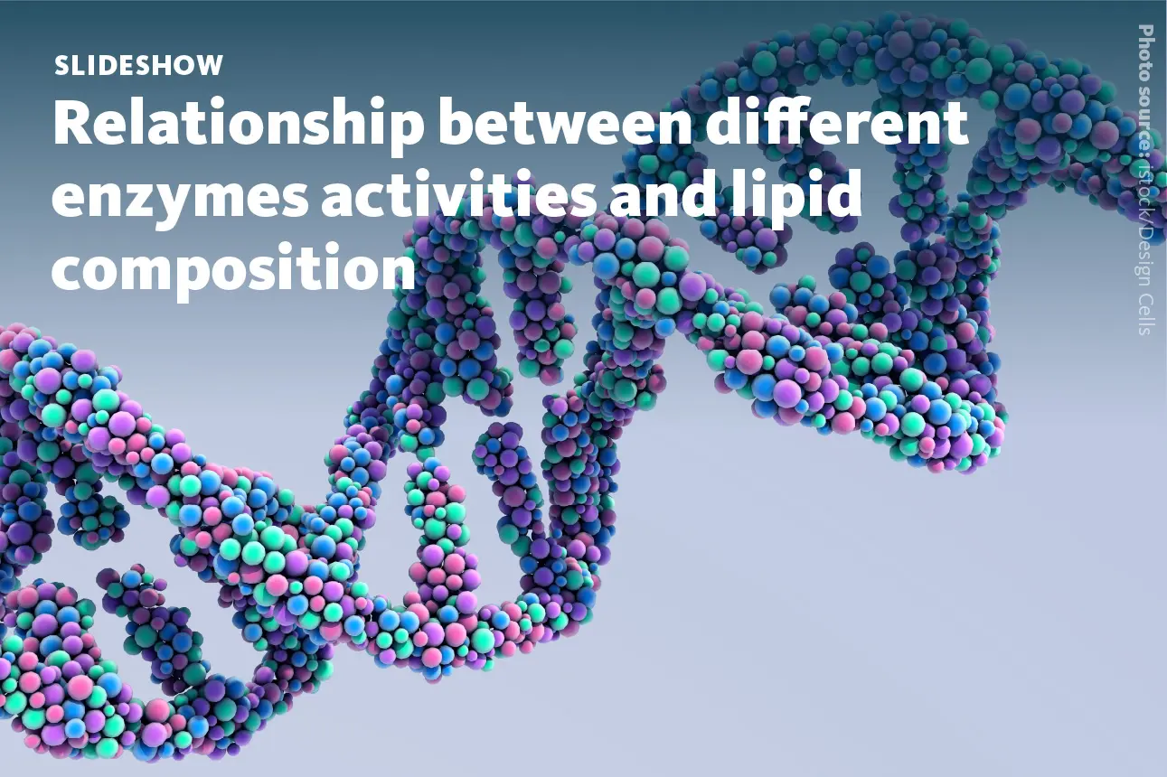 Slide 1 Relationship Between Different Enzymes Activities And Lipid Composition