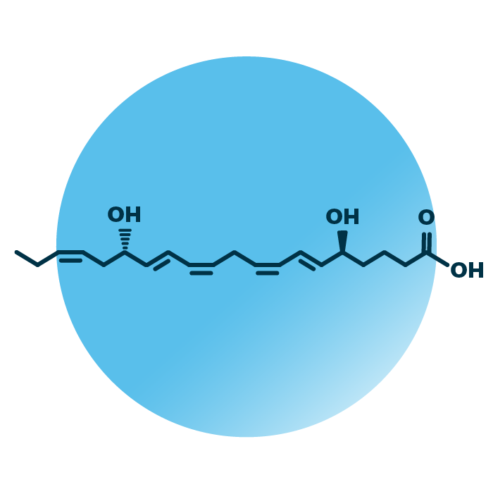 An example for the molecular structure of RvE RvE4.