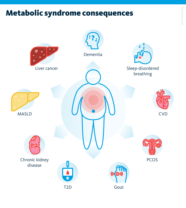Metabolic syndrome consequences